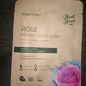 BEAUTY PRO Rose Infused Sheet Mask